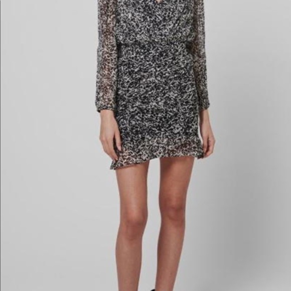 BA&SH Printed Mini Dress - Picture 3 of 7